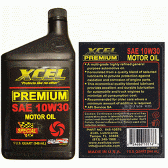 Picture of Xcel Premium Motor Oil 10W30