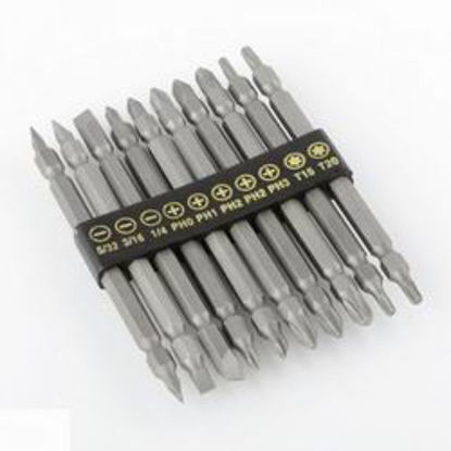 Picture of 10 pc 110MM Double End Bits Set