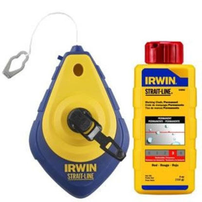 Picture of Irwin Chalk line Reel w/red Chalk