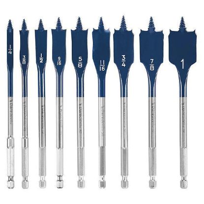 Picture of DSB5009 9pcs Bosch Spade Bits