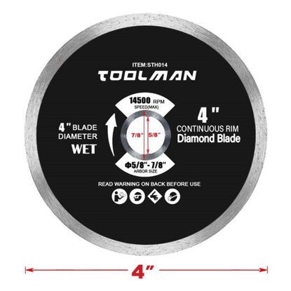 Picture of 4" Diamond Blade (Wet) Promo ONSALE