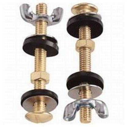 Picture of Tank to Bowl Screw Set - Brass Plated - 5/16" X 3 1/8"