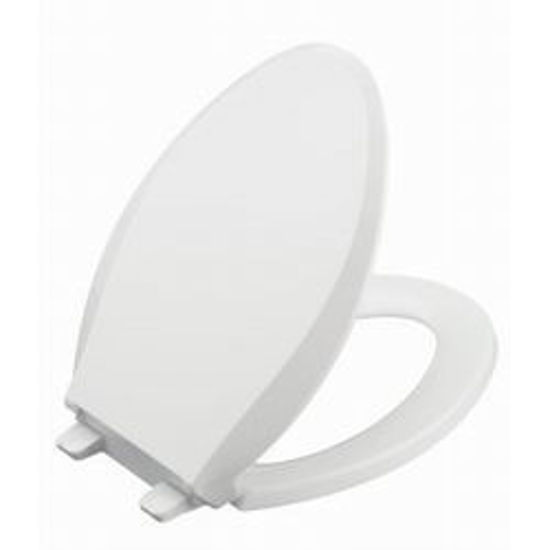 Picture of Plastic Elongated Toilet seat White