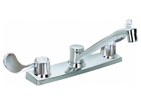 Picture of F8214 Dual Handle Kitchen Faucet, Chrome