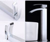 Picture of F40200H Single Handle Square Vessel Faucet, Chrome