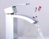 Picture of F40200H Single Handle Square Vessel Faucet, Chrome