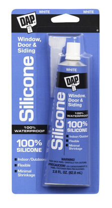 Picture of DAP 100% Silicone Rubber Window Door & Sliding  Wht 2.8 Oz