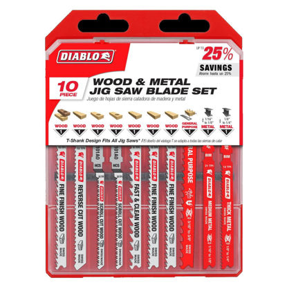 Picture of Diablo T33798 10pcs Assortment of Jigsaw Blades
