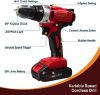 Picture of Toolman Led Lithium-ion Cordless Power Drill driver Kit 20V with Drill Set 30 pcs for Heavy Duty ZTP009