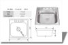 Picture of T17226 Bar Sink SS 3 Hole