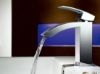 Picture of F40200 Single Handle Square Lavatory Faucet, Chrome