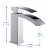 Picture of F40200 Single Handle Square Lavatory Faucet, Chrome