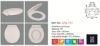Picture of Plastic Round Toilet seat White