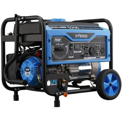 Picture of Pulsar 5250 Watt Portable Gasoline and Liquid Propane Generator with Outlets